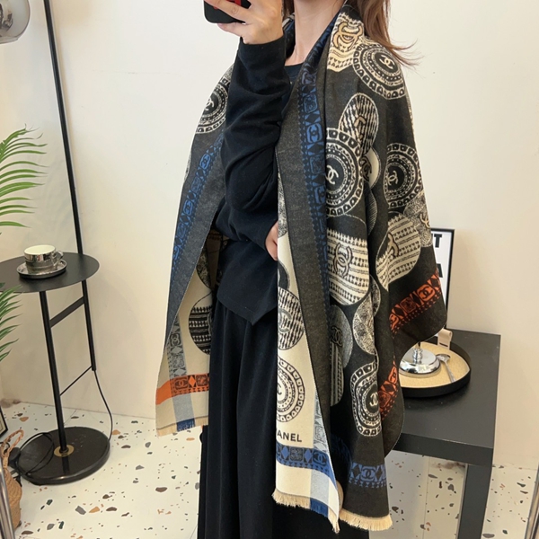 ブランドマフラー素材ディテール